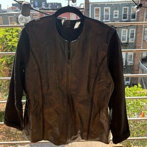 Vintage Dana Buchman Leather Jacket